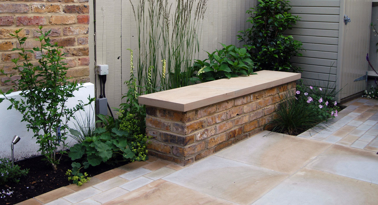 Yorkstone setts and paving